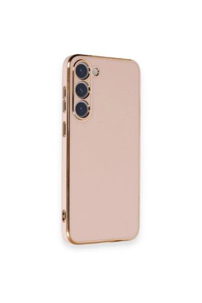 Newface Samsung Galaxy S23 Plus Kılıf Volet Silikon - Pembe resmi