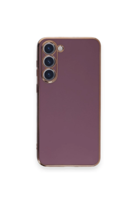 Newface Samsung Galaxy S23 Plus Kılıf Volet Silikon - Mor resmi