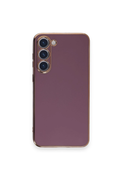 Newface Samsung Galaxy S23 Plus Kılıf Volet Silikon - Mor resmi