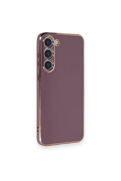 Newface Samsung Galaxy S23 Plus Kılıf Volet Silikon - Mor resmi