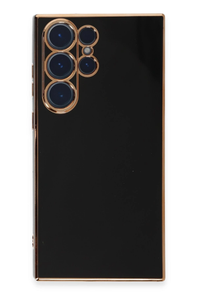 Newface Samsung Galaxy S23 Ultra Kılıf Volet Silikon - Siyah resmi