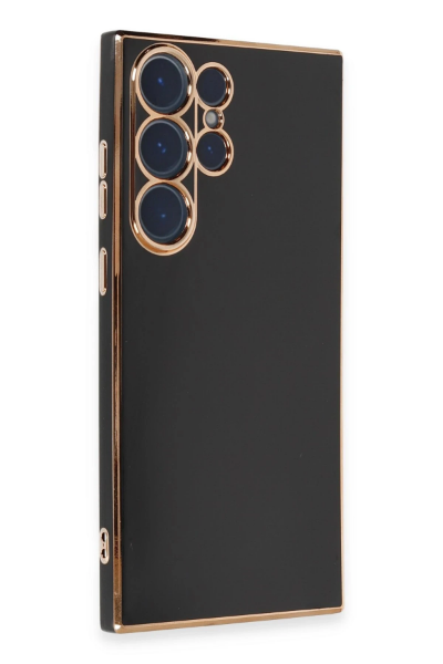 Newface Samsung Galaxy S23 Ultra Kılıf Volet Silikon - Siyah resmi