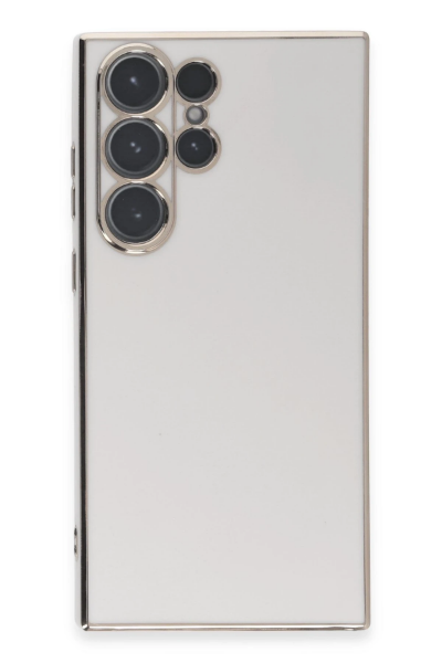 Newface Samsung Galaxy S23 Ultra Kılıf Volet Silikon - Beyaz resmi