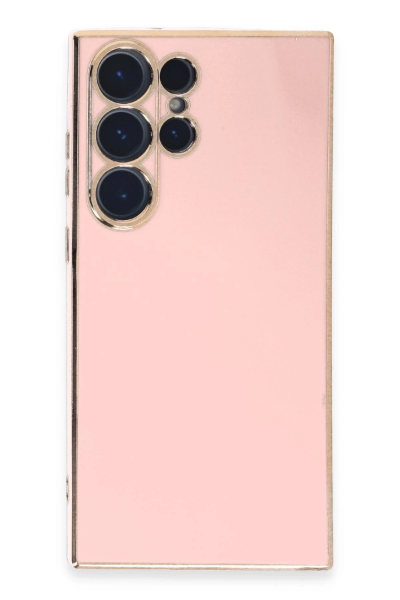 Newface Samsung Galaxy S23 Ultra Kılıf Volet Silikon - Pembe resmi