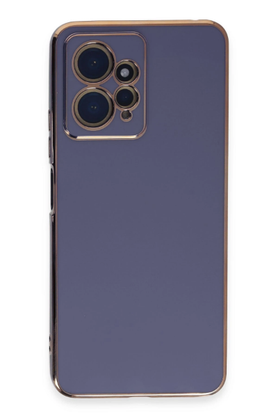 Newface Xiaomi Redmi Note 12 4G Kılıf Volet Silikon - Mavi resmi