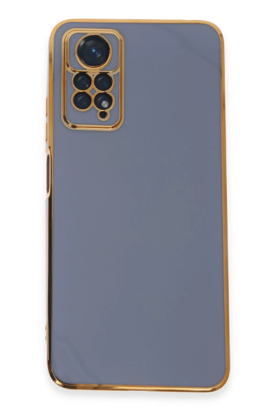 Newface Xiaomi Redmi Note 12 Pro 4G Kılıf Volet Silikon - Mavi resmi