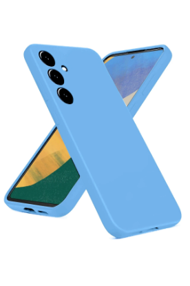 Newface Samsung Galaxy A36 Kılıf Nano içi Kadife Silikon - Mavi resmi