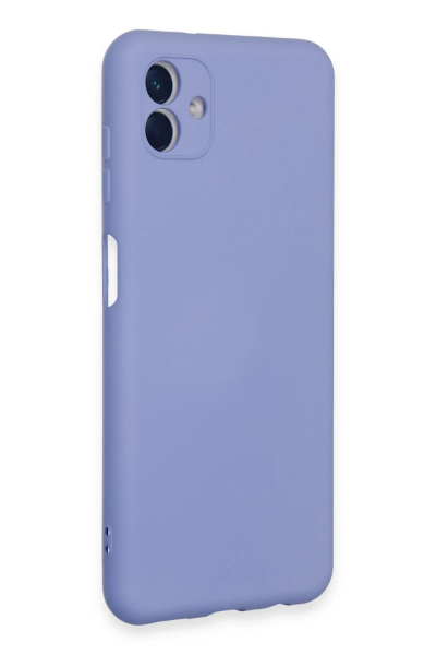 Newface Samsung Galaxy A04E Kılıf Nano içi Kadife Silikon - Lila resmi