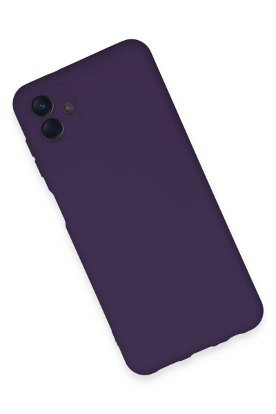 Newface Samsung Galaxy A04E Kılıf Nano içi Kadife Silikon - Mor resmi