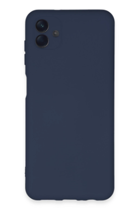 Newface Samsung Galaxy A04E Kılıf Nano içi Kadife Silikon - Lacivert resmi
