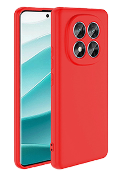 Newface Xiaomi Redmi Note 14 Pro 5G Kılıf Nano içi Kadife Silikon - Kırmızı resmi