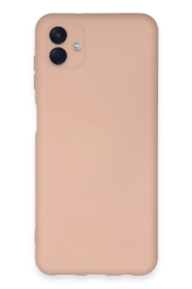 Newface Samsung Galaxy A04E Kılıf Nano içi Kadife Silikon - Pudra resmi