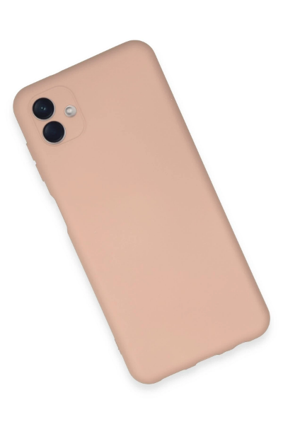 Newface Samsung Galaxy A04E Kılıf Nano içi Kadife Silikon - Pudra resmi