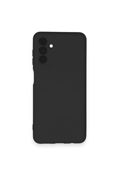 Newface Samsung Galaxy A14 4G Kılıf Nano içi Kadife Silikon - Siyah resmi