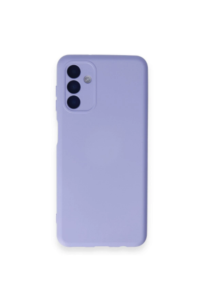 Newface Samsung Galaxy A14 4G Kılıf Nano içi Kadife Silikon - Lila resmi