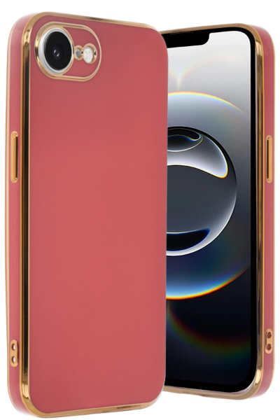 Newface iPhone 16E Kılıf Volet Silikon - Kırmızı resmi