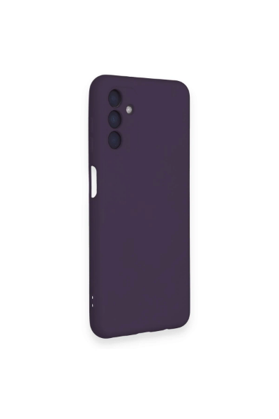Newface Samsung Galaxy A14 4G Kılıf Nano içi Kadife Silikon - Mor resmi