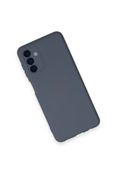 Newface Samsung Galaxy A14 4G Kılıf Nano içi Kadife Silikon - Gri resmi