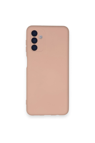 Newface Samsung Galaxy A14 4G Kılıf Nano içi Kadife Silikon - Pudra resmi