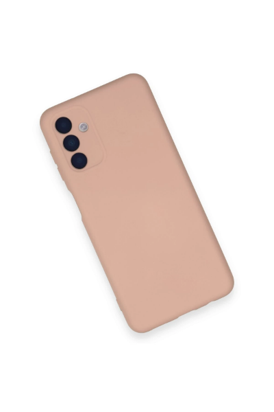 Newface Samsung Galaxy A14 4G Kılıf Nano içi Kadife Silikon - Pudra resmi