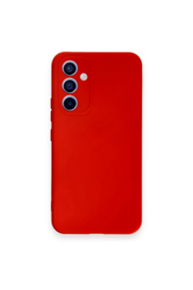 Newface Samsung Galaxy A34 5G Kılıf Nano içi Kadife Silikon - Kırmızı resmi
