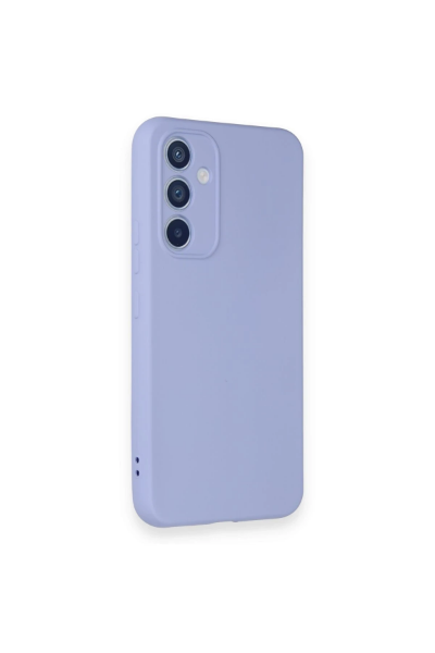 Newface Samsung Galaxy A34 5G Kılıf Nano içi Kadife Silikon - Lila resmi