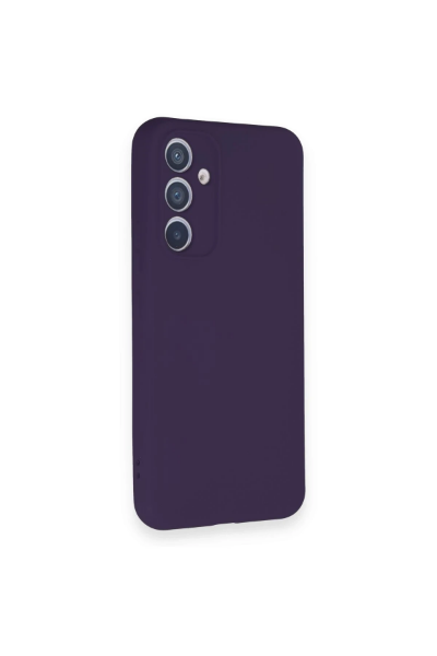 Newface Samsung Galaxy A34 5G Kılıf Nano içi Kadife Silikon - Mor resmi