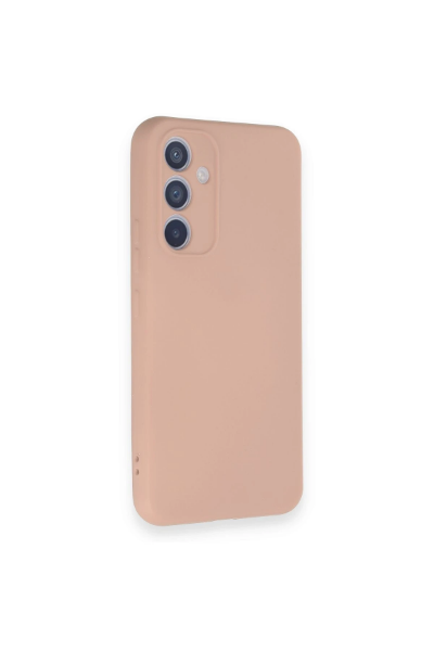 Newface Samsung Galaxy A34 5G Kılıf Nano içi Kadife Silikon - Pudra resmi