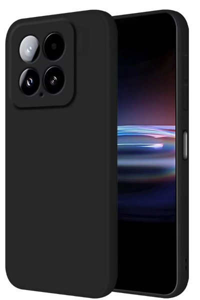 Newface Xiaomi Mi 14T Pro Kılıf Nano içi Kadife Silikon - Siyah resmi