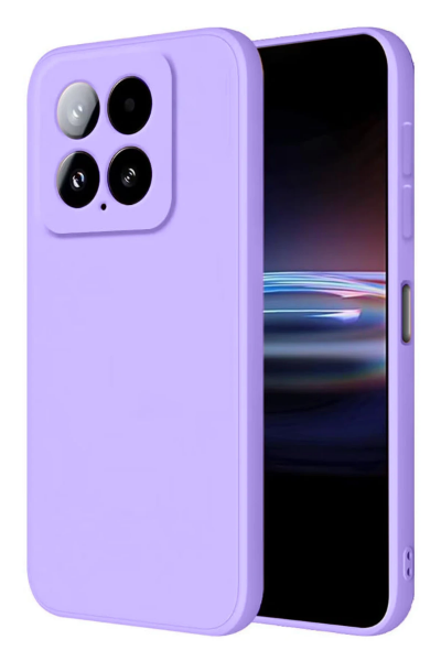 Newface Xiaomi Mi 14T Pro Kılıf Nano içi Kadife Silikon - Lila resmi