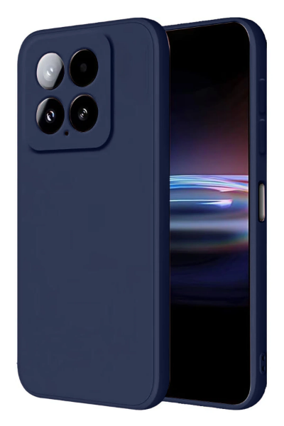 Newface Xiaomi Mi 14T Pro Kılıf Nano içi Kadife Silikon - Lacivert resmi