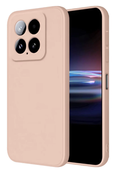 Newface Xiaomi Mi 14T Pro Kılıf Nano içi Kadife Silikon - Pudra resmi