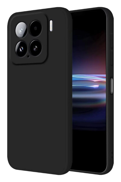 Newface Xiaomi Mi 15 Kılıf Nano içi Kadife Silikon - Siyah resmi