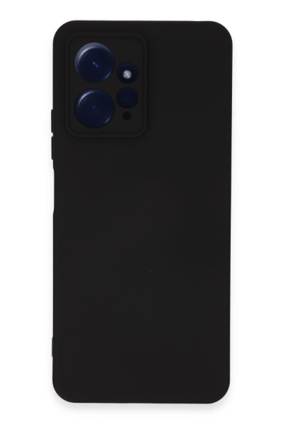 Newface Xiaomi Redmi Note 12 4G Kılıf Nano içi Kadife Silikon - Siyah resmi