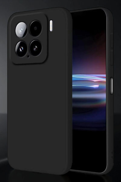 Newface Xiaomi Mi 15 Pro Kılıf Nano içi Kadife Silikon - Siyah resmi