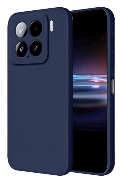 Newface Xiaomi Mi 15 Pro Kılıf Nano içi Kadife Silikon - Lacivert resmi