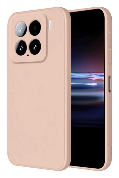 Newface Xiaomi Mi 15 Pro Kılıf Nano içi Kadife Silikon - Pudra resmi