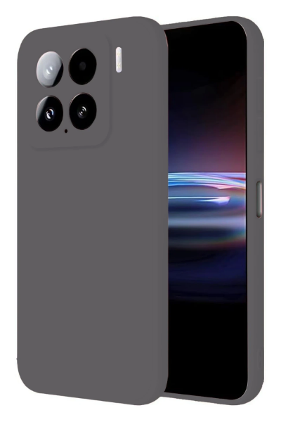 Newface Xiaomi Mi 15 Pro Kılıf Nano içi Kadife Silikon - Gri resmi