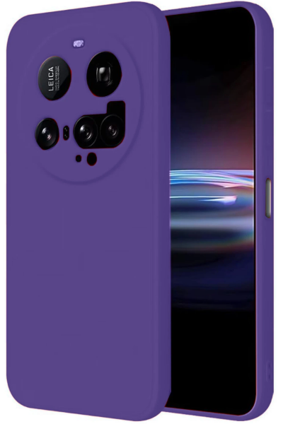 Newface Xiaomi Mi 15 Ultra Kılıf Nano içi Kadife Silikon - Mor resmi