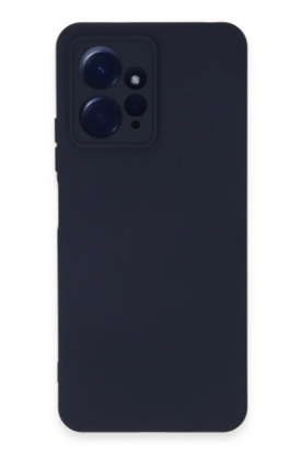 Newface Xiaomi Redmi Note 12 4G Kılıf Nano içi Kadife Silikon - Lacivert resmi