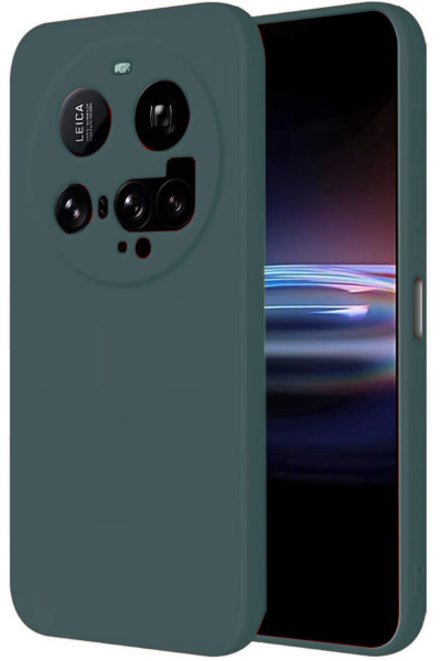Newface Xiaomi Mi 15 Ultra Kılıf Nano içi Kadife Silikon - Koyu Yeşil resmi
