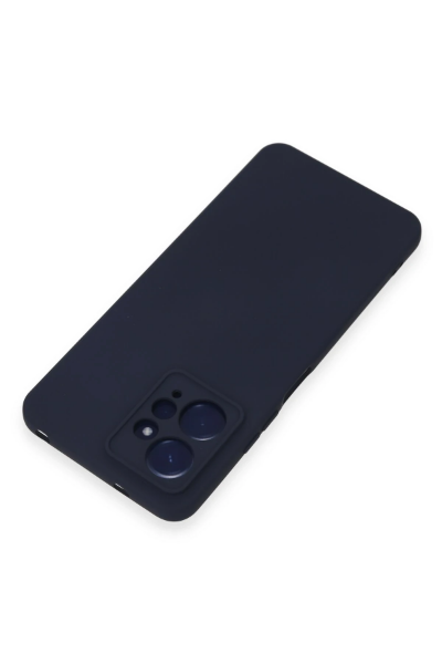 Newface Xiaomi Redmi Note 12 4G Kılıf Nano içi Kadife Silikon - Lacivert resmi
