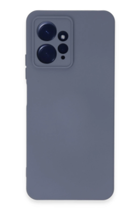Newface Xiaomi Redmi Note 12 4G Kılıf Nano içi Kadife Silikon - Gri resmi