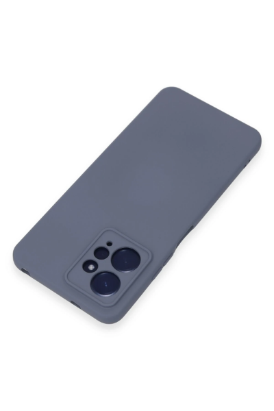 Newface Xiaomi Redmi Note 12 4G Kılıf Nano içi Kadife Silikon - Gri resmi