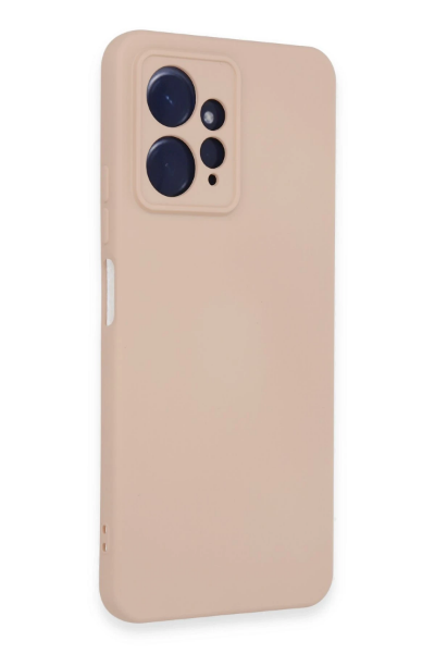 Newface Xiaomi Redmi Note 12 4G Kılıf Nano içi Kadife Silikon - Pudra resmi