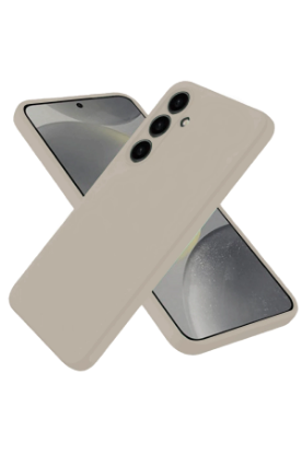 Newface Samsung Galaxy S25 Kılıf Nano içi Kadife Silikon - Pudra resmi