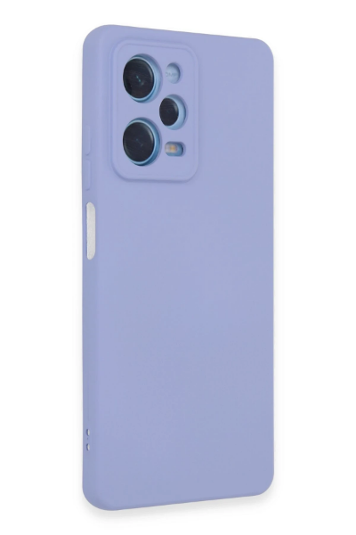 Newface Xiaomi Redmi Note 12 Pro 5G Kılıf Nano içi Kadife Silikon - Lila resmi