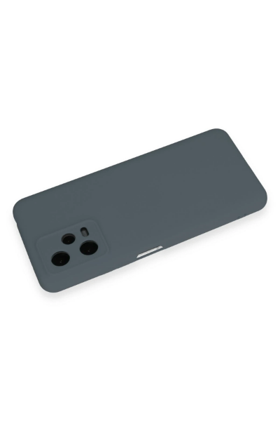 Newface Xiaomi Redmi Note 12 Pro 5G Kılıf Nano içi Kadife Silikon - Gri resmi