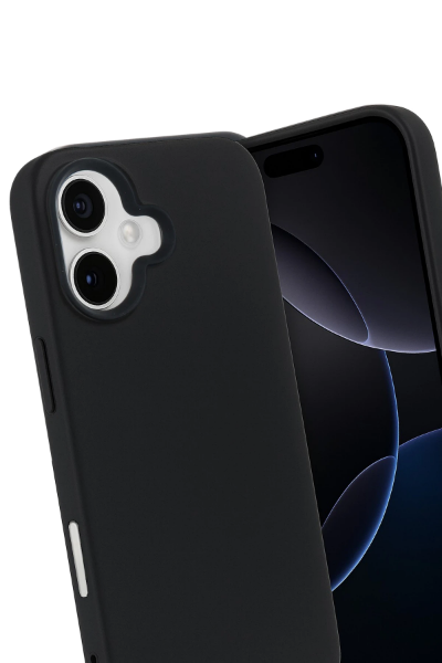 Newface Apple iPhone 17 Nano içi Kadife Silikon - Siyah resmi