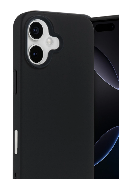 Newface Apple iPhone 17 Nano içi Kadife Silikon - Siyah resmi